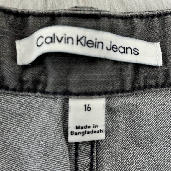 Calvin Klein Jeans Boys Skinny Grey Denim Jeans - Picture 12 of 16